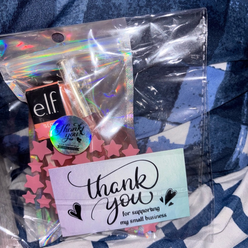 ELF Lip Gloss Set with Pink Accents